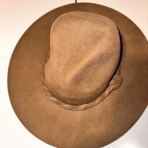 Free People Suede Brown Fedora
